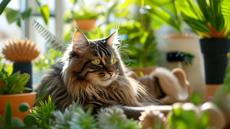 Como manter o pelo longo do seu gato saudável e brilhante