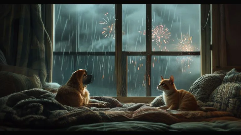 Por que pets têm medo de tempestades e fogos? Entenda as causas