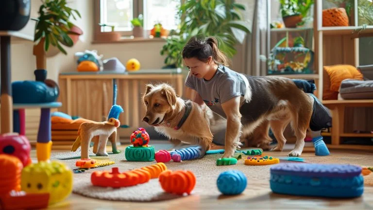 Como usar brinquedos educativos para melhorar o adestramento