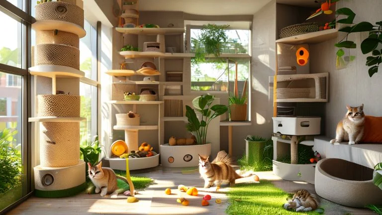 Enriquecimento ambiental: essencial para gatos em apartamentos
